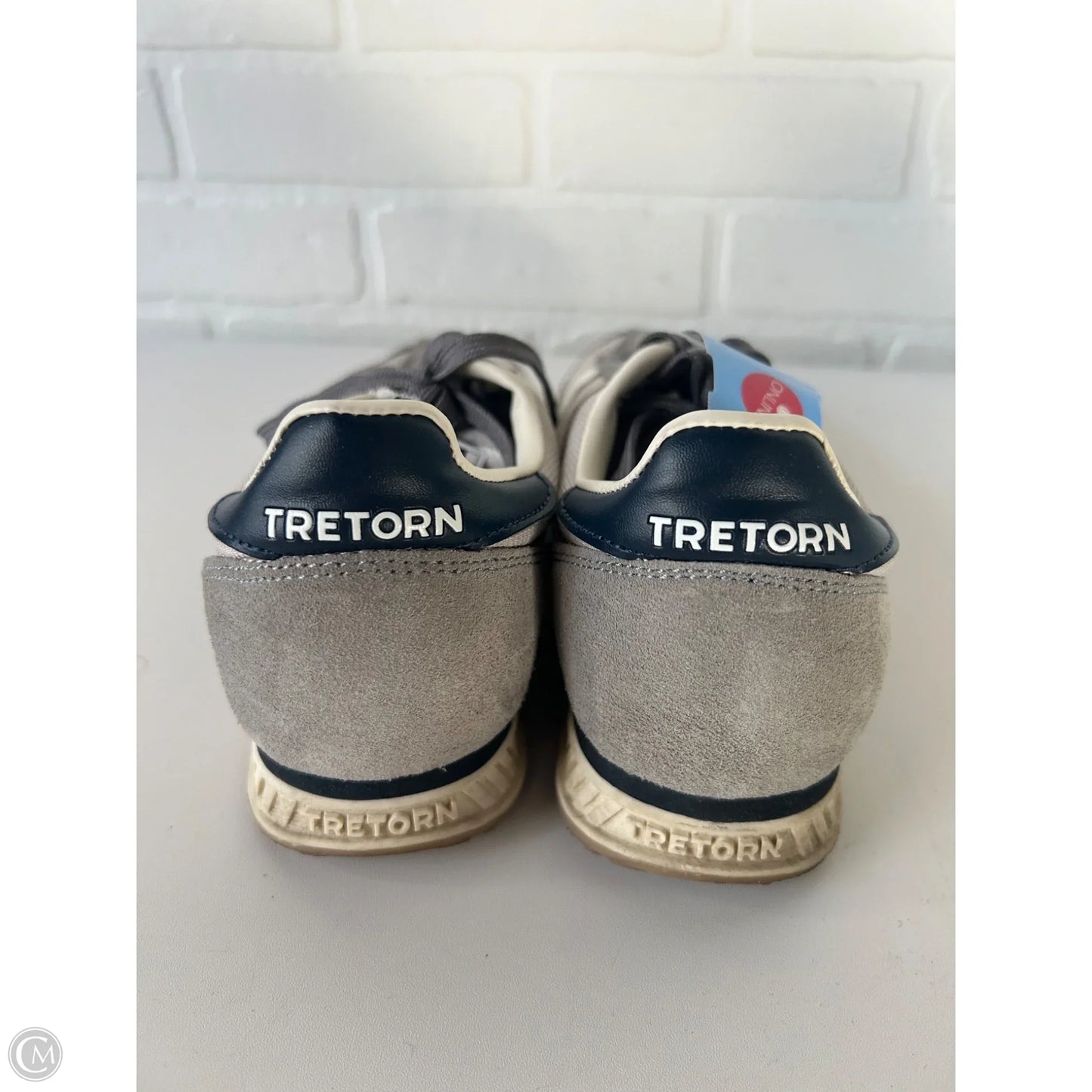Shoes Sneakers By Tretorn In Blue & Grey, Size: 8