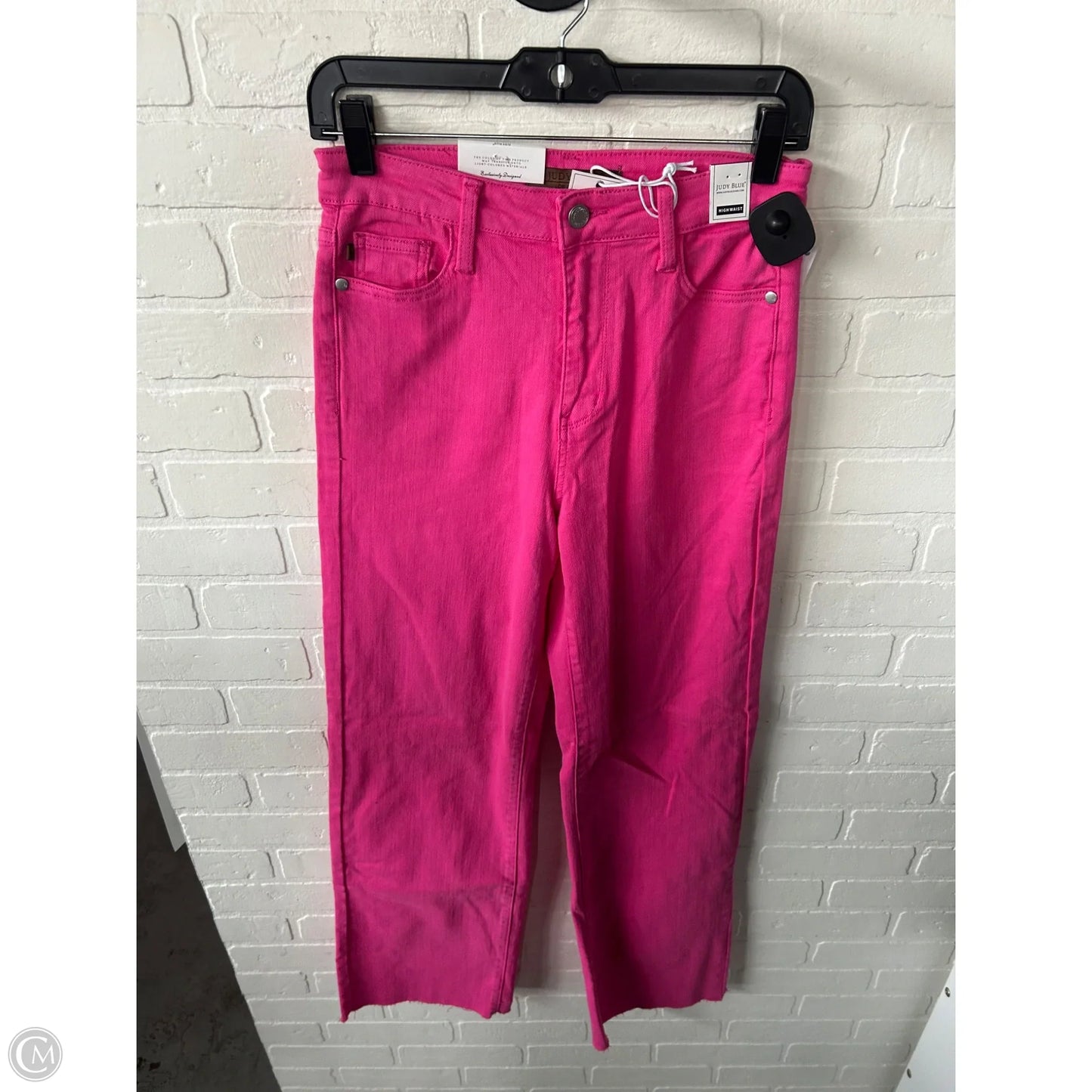 Jeans Straight By Judy Blue In Pink Denim, Size: 5/27