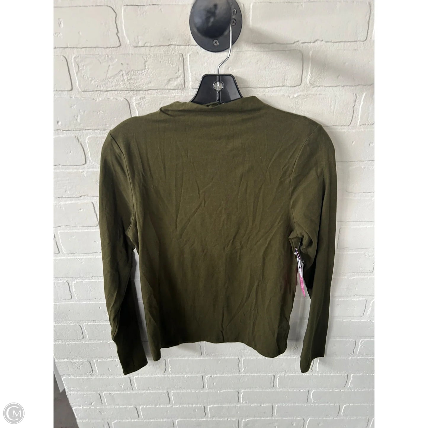 Top Long Sleeve Basic By Old Navy In Green, Size: M