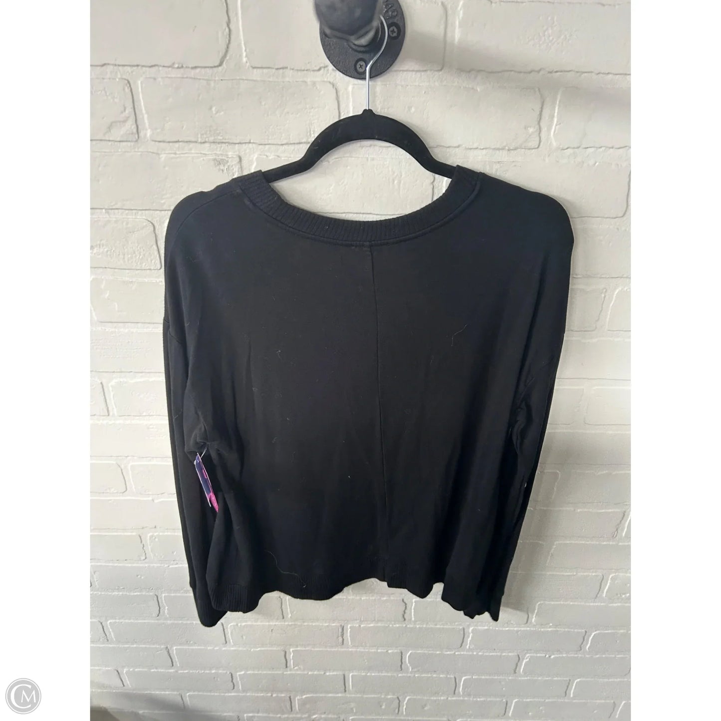 Top Long Sleeve By Splendid In Black, Size: L