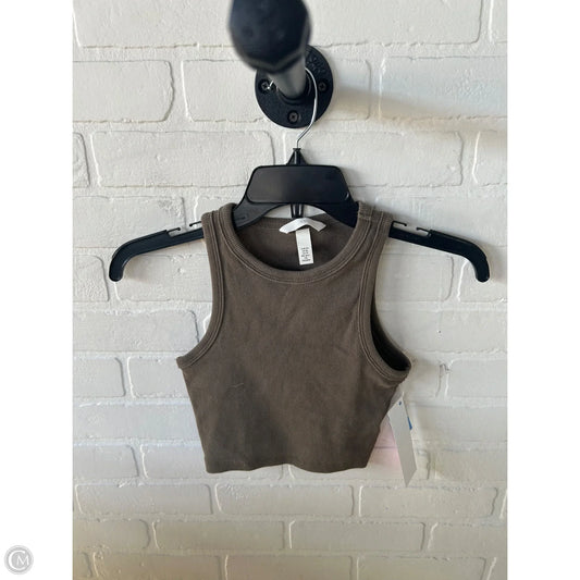 Top Sleeveless Basic By H&m In Brown, Size: Xs