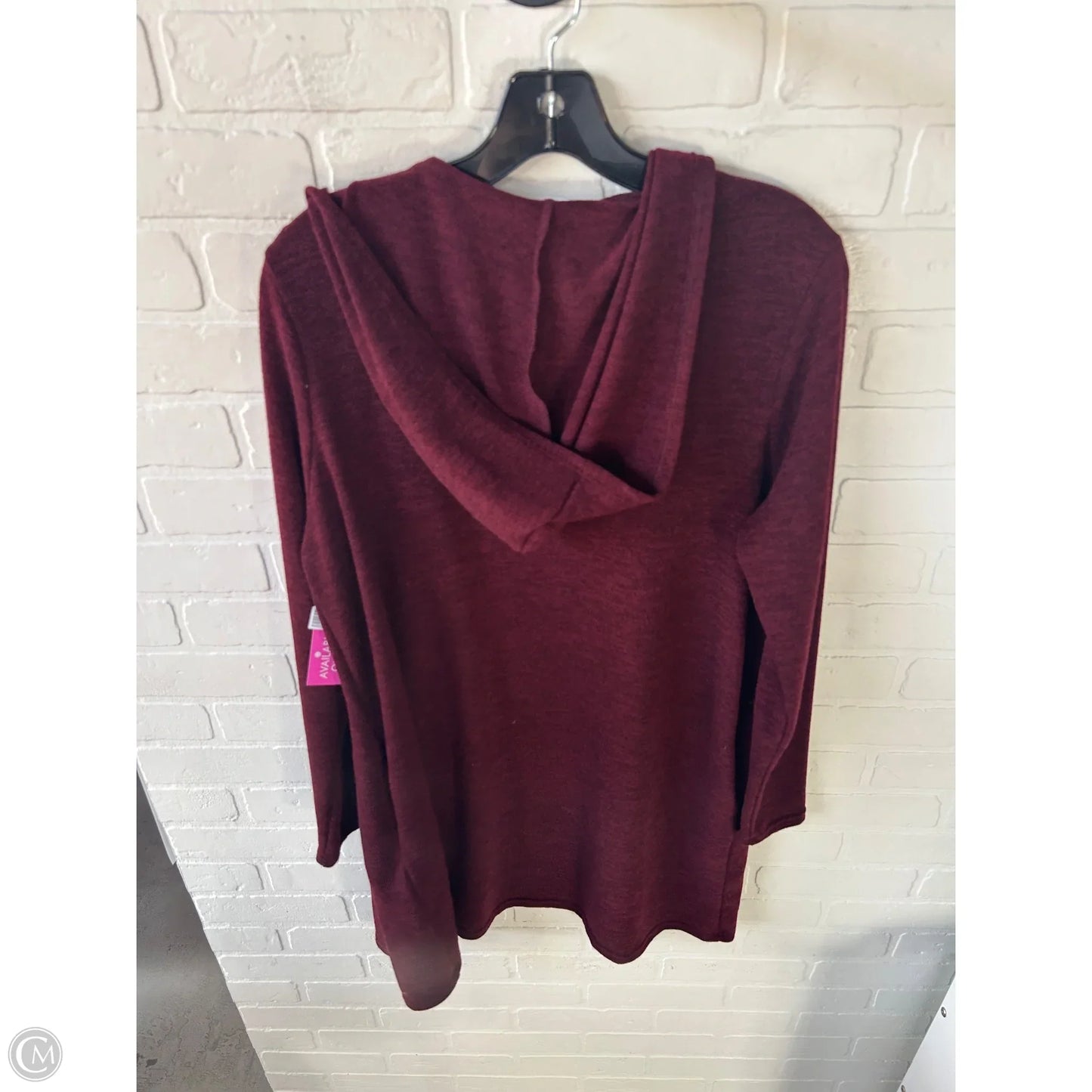 Cardigan By Clothes Mentor In Red, Size: L