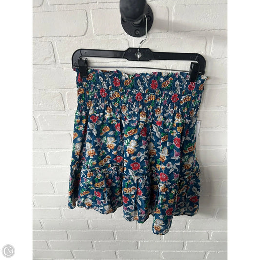 Skirt Mini & Short By Lauren By Ralph Lauren In Blue & Green, Size: 4p