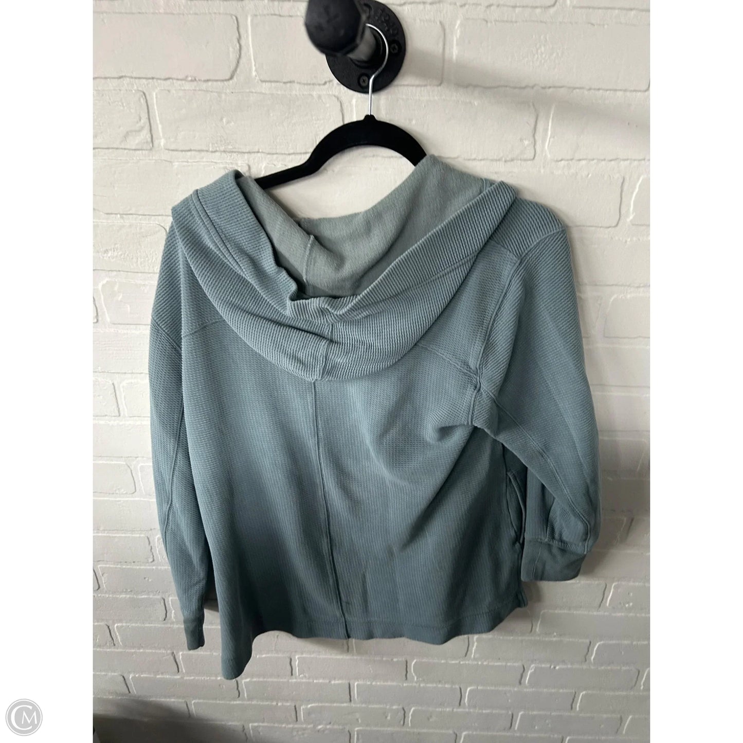 Athletic Sweatshirt Hoodie By Athleta In Blue, Size: M