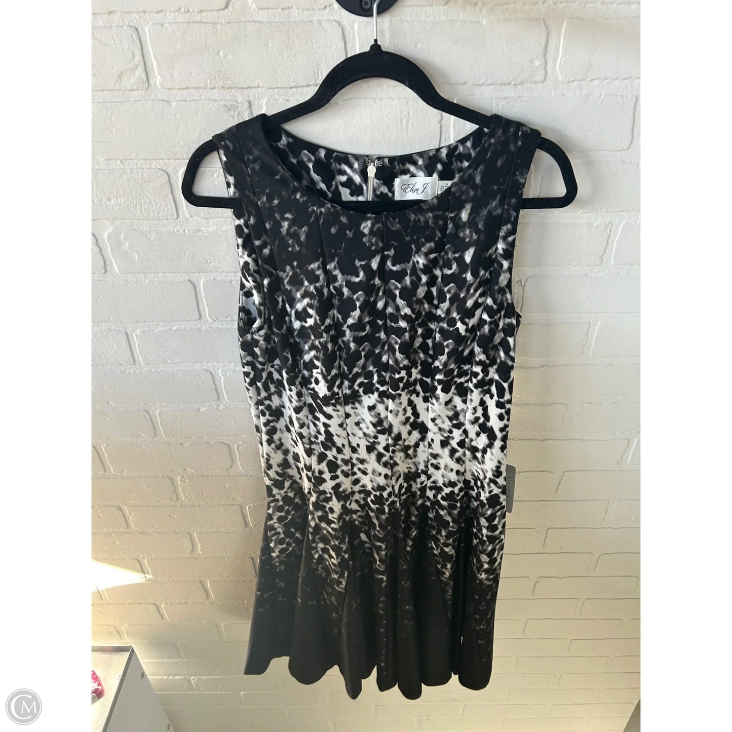 Dress Party Short By Eliza J In Black & White, Size: M