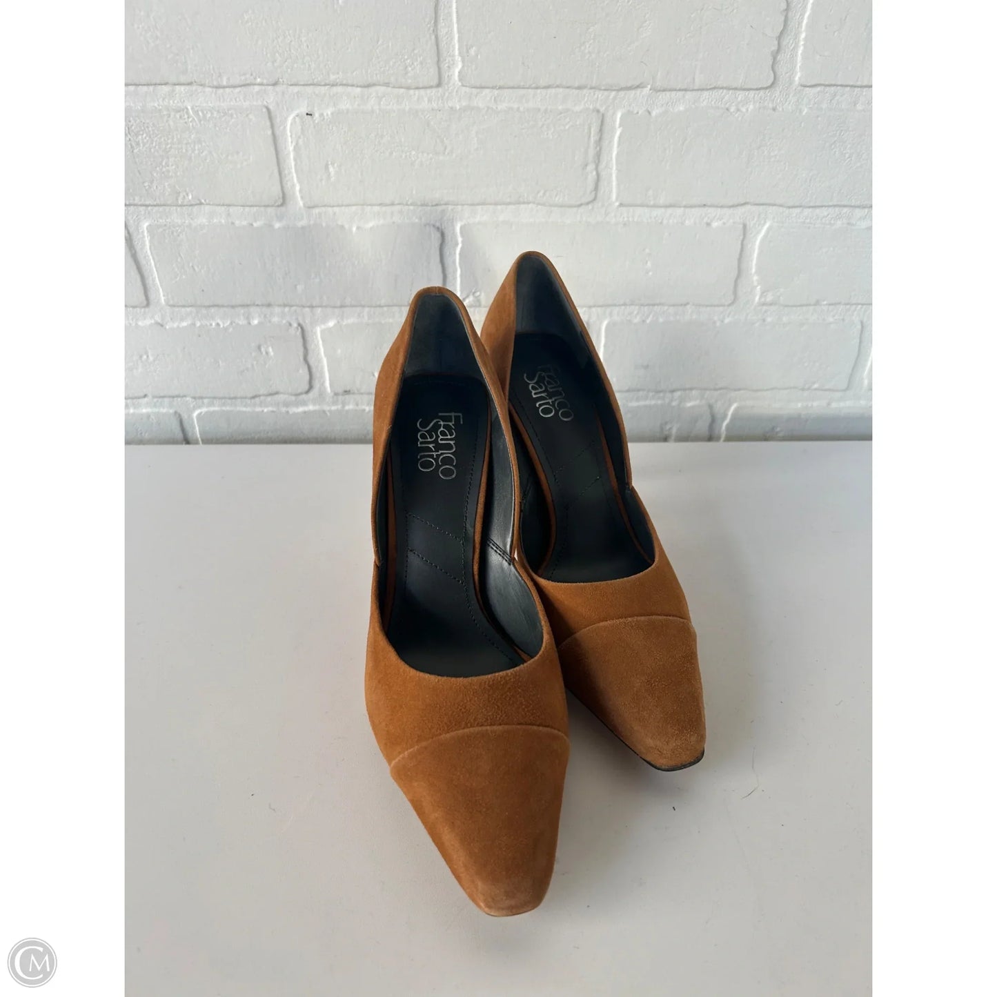 Shoes Heels Stiletto By Franco Sarto In Brown, Size: 9