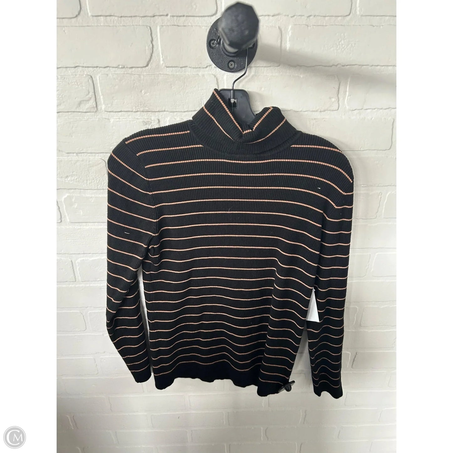 Sweater By Coldwater Creek In Black & Brown, Size: M