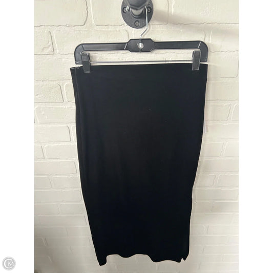 Skirt Midi By Loft In Black, Size: 4