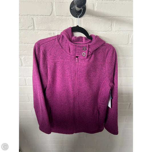 Sweatshirt Hoodie By Talbots In Pink, Size: M