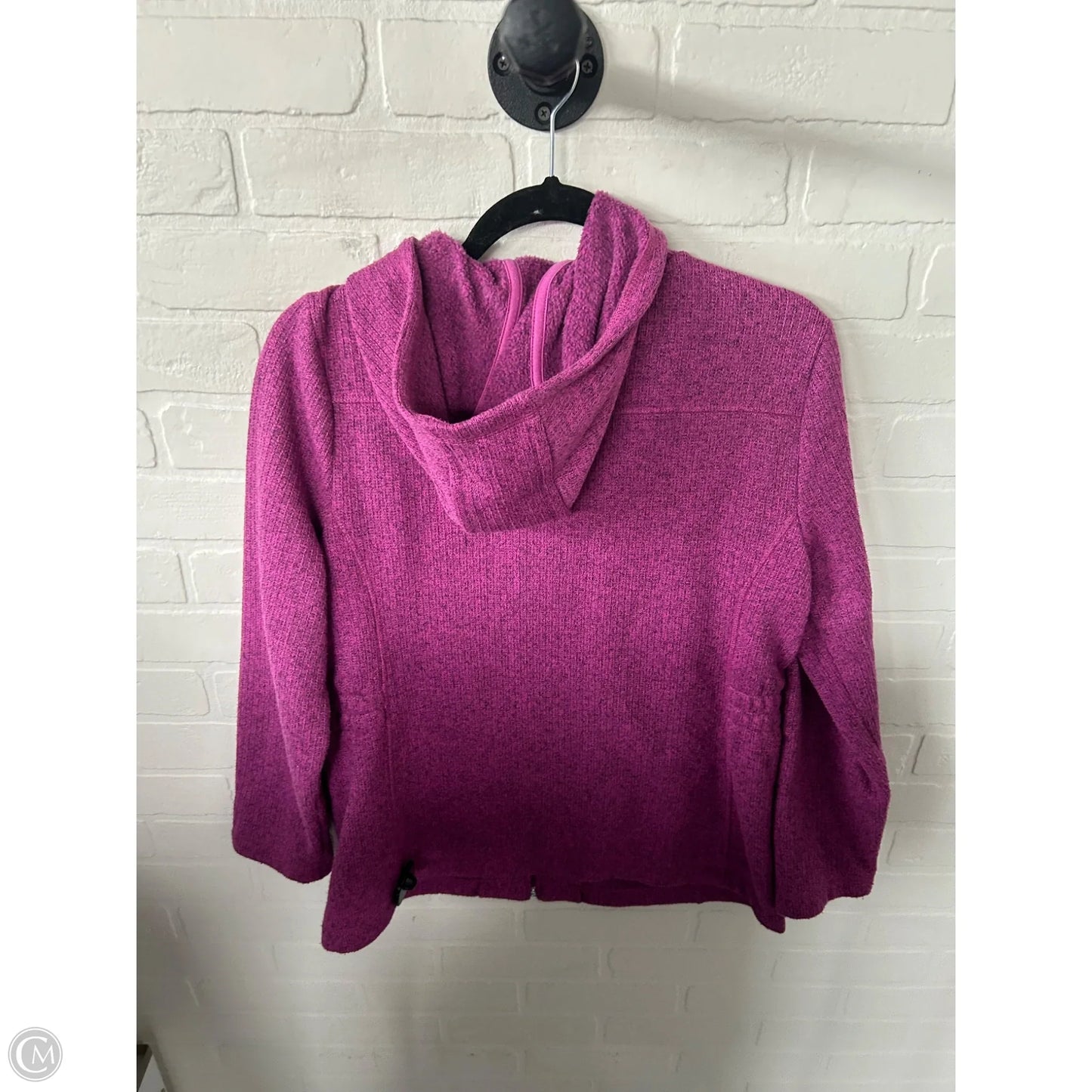 Sweatshirt Hoodie By Talbots In Pink, Size: M