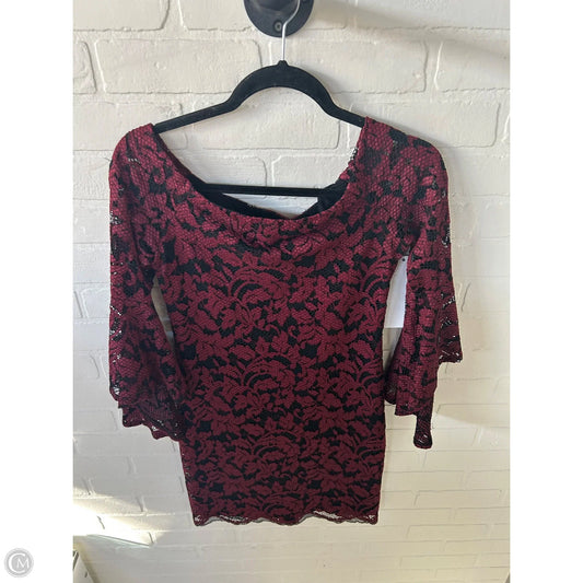 Dress Party Short By Karen Kane In Black & Red, Size: S