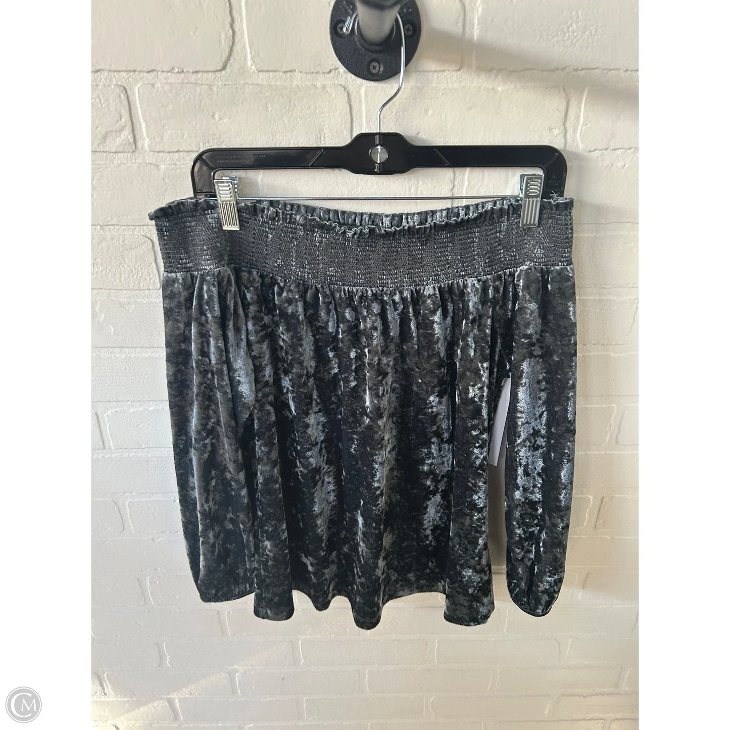 Top 3/4 Sleeve By Lucky Brand In Grey, Size: Xs