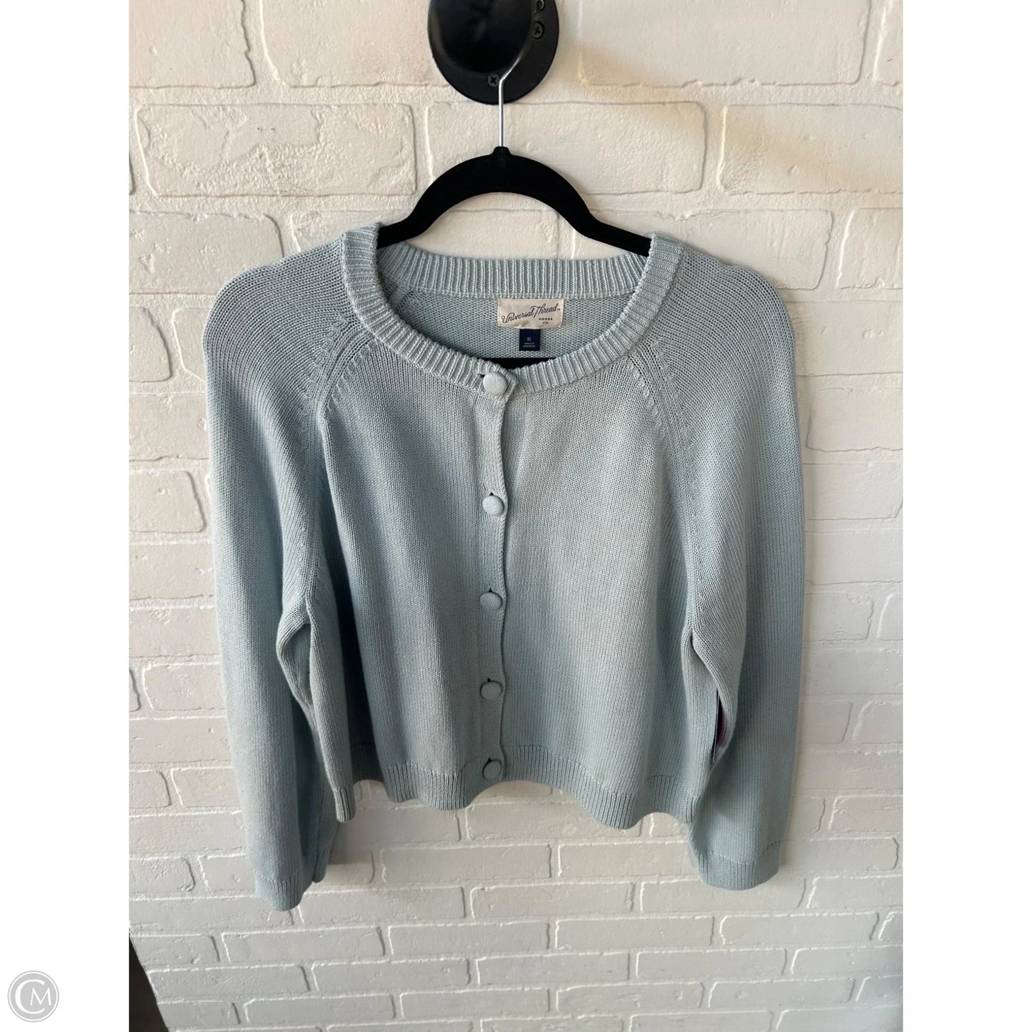 Sweater Cardigan By Universal Thread In Blue, Size: Xl