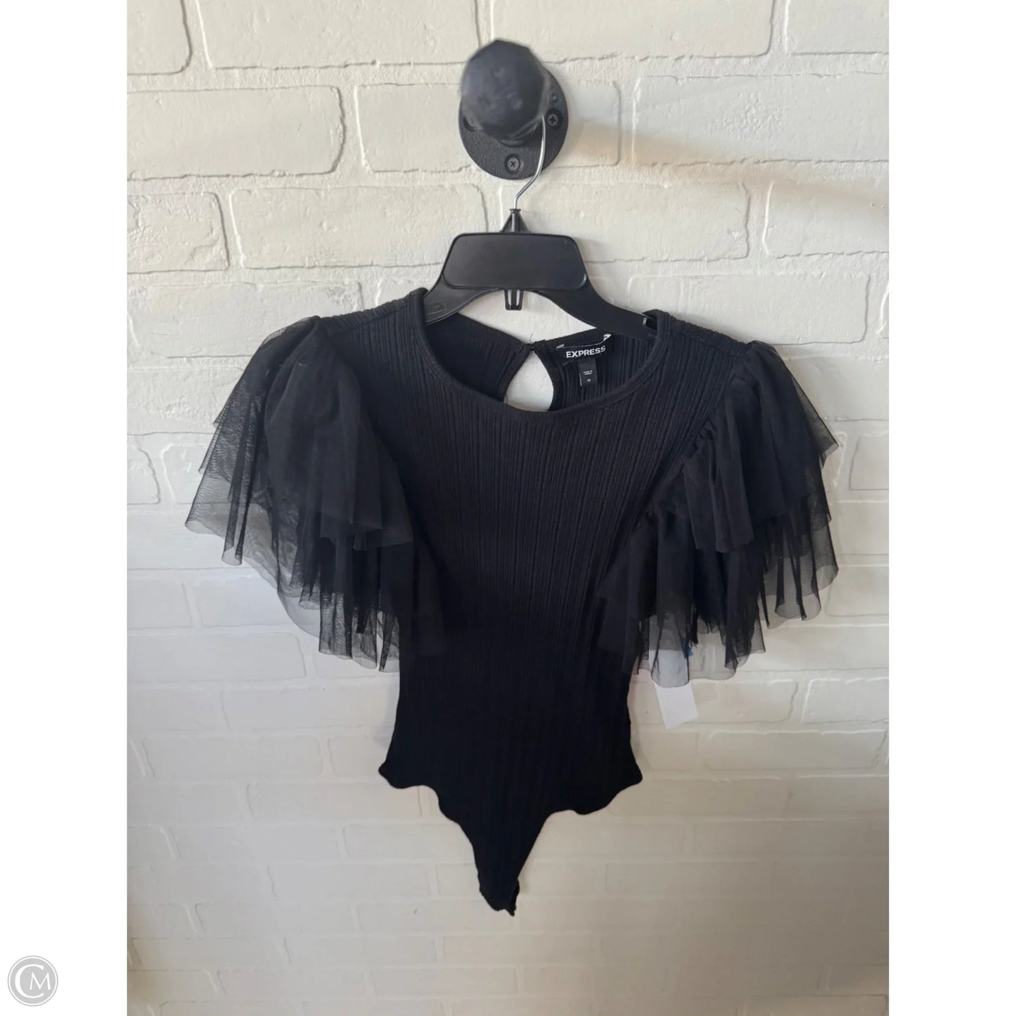 Bodysuit By Express In Black, Size: M