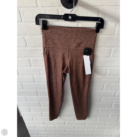 Athletic Leggings By Athleta In Brown, Size: 0