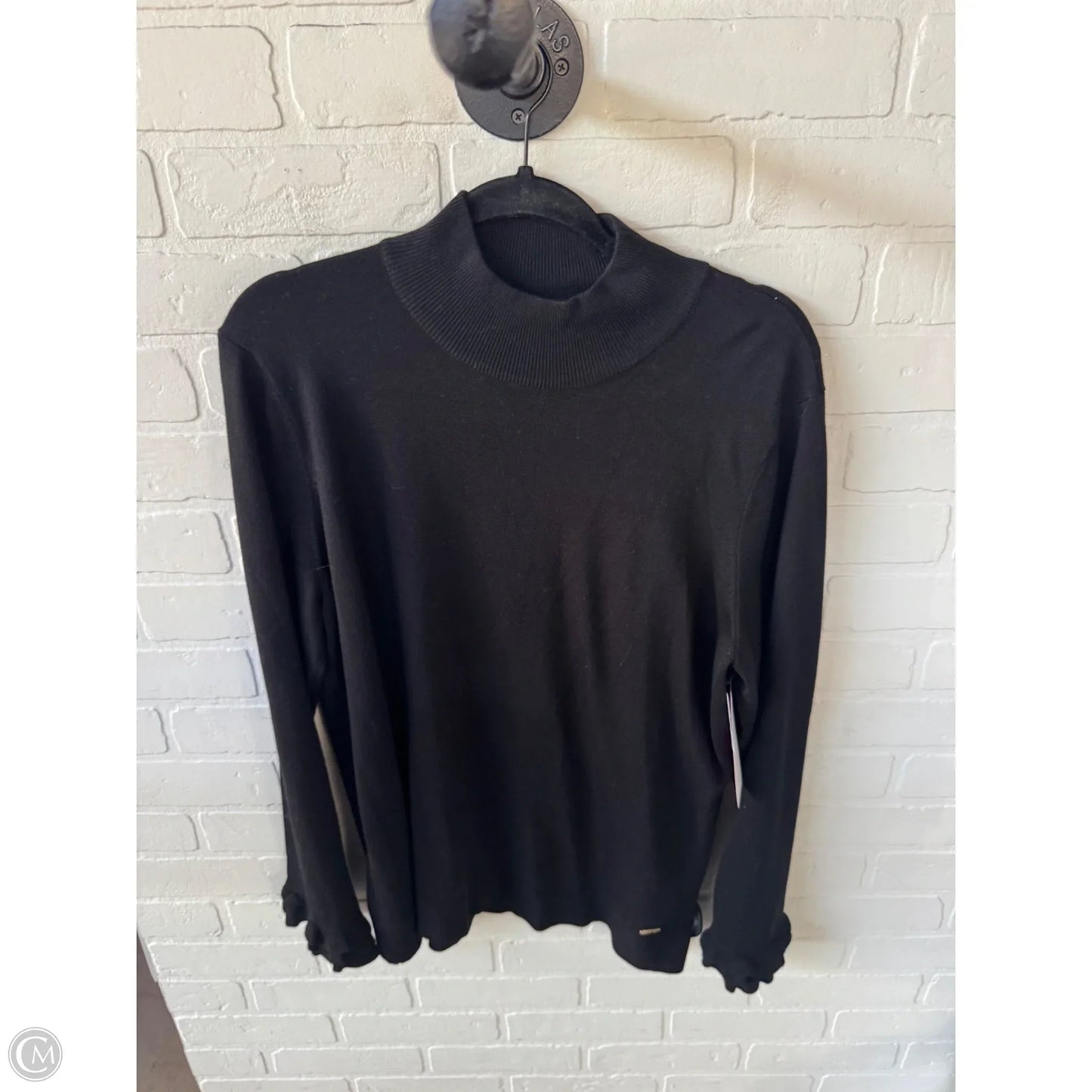 Sweater By Calvin Klein In Black, Size: Xl