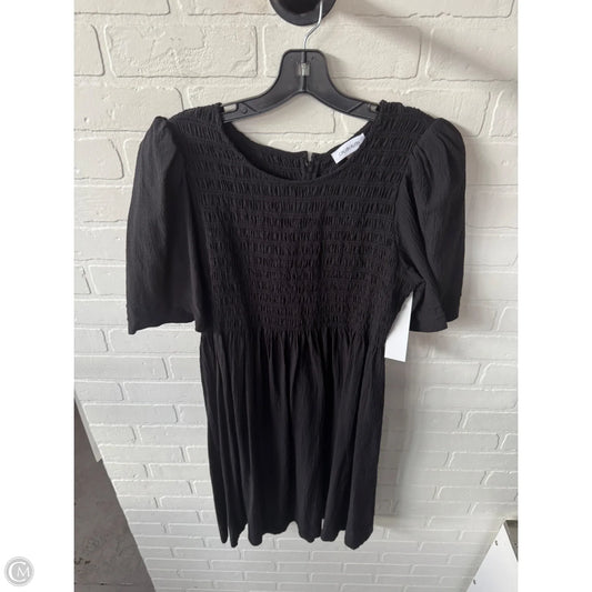 Dress Casual Midi By Calvin Klein In Black, Size: M