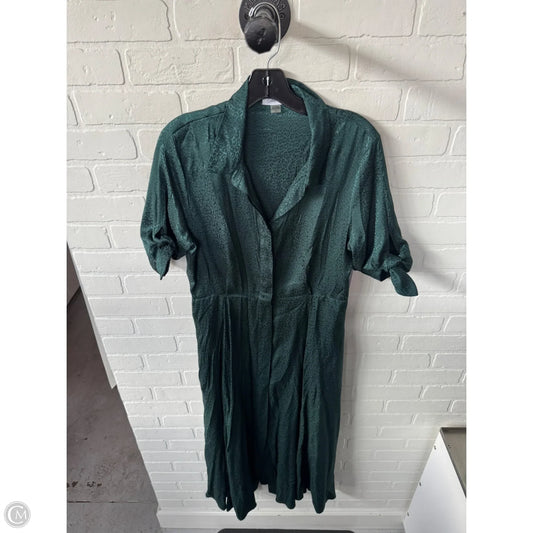 Dress Casual Maxi By Calvin Klein In Green, Size: M
