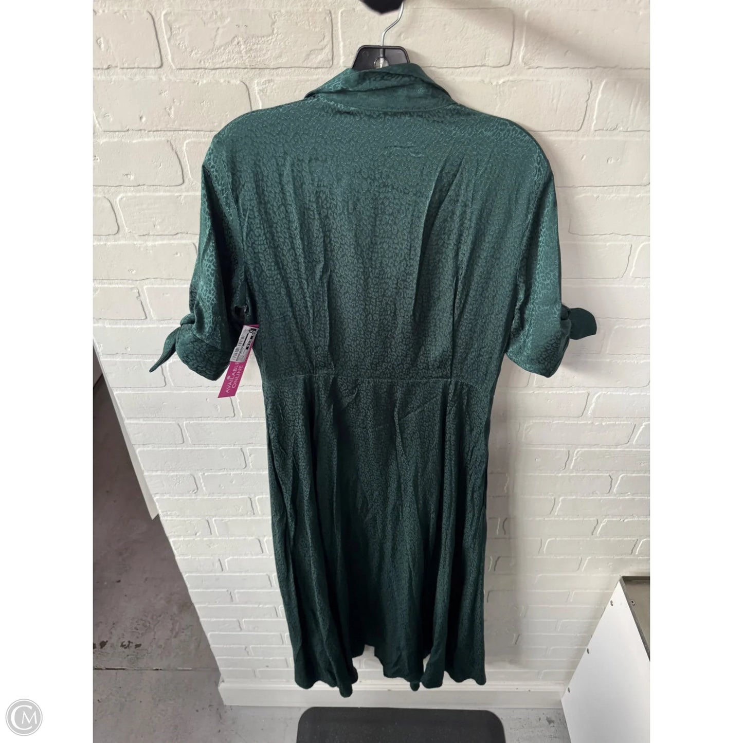 Dress Casual Maxi By Calvin Klein In Green, Size: M