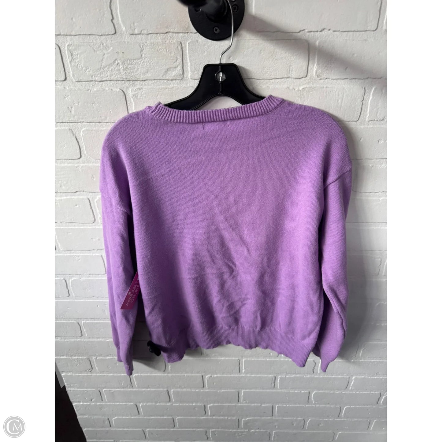 Sweater By On 34th In Purple, Size: L