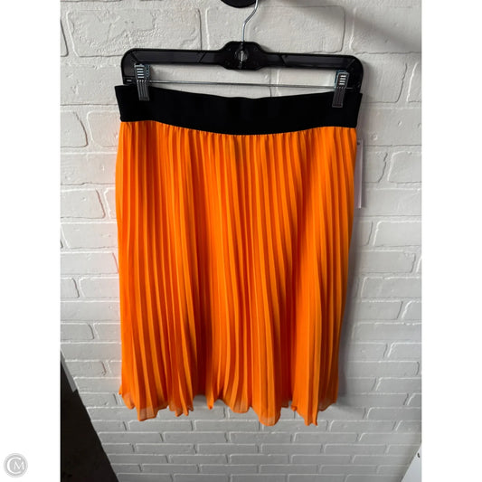 Skirt Midi By Dkny In Orange, Size: 8
