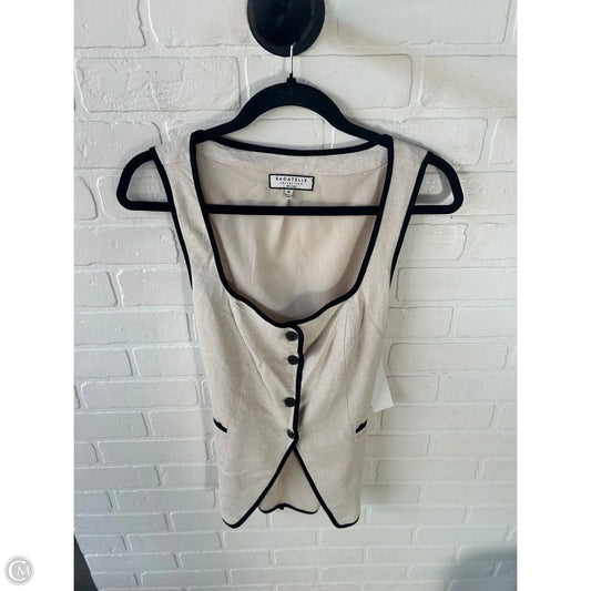 Vest Other By Bagatelle In Black & Tan, Size: M