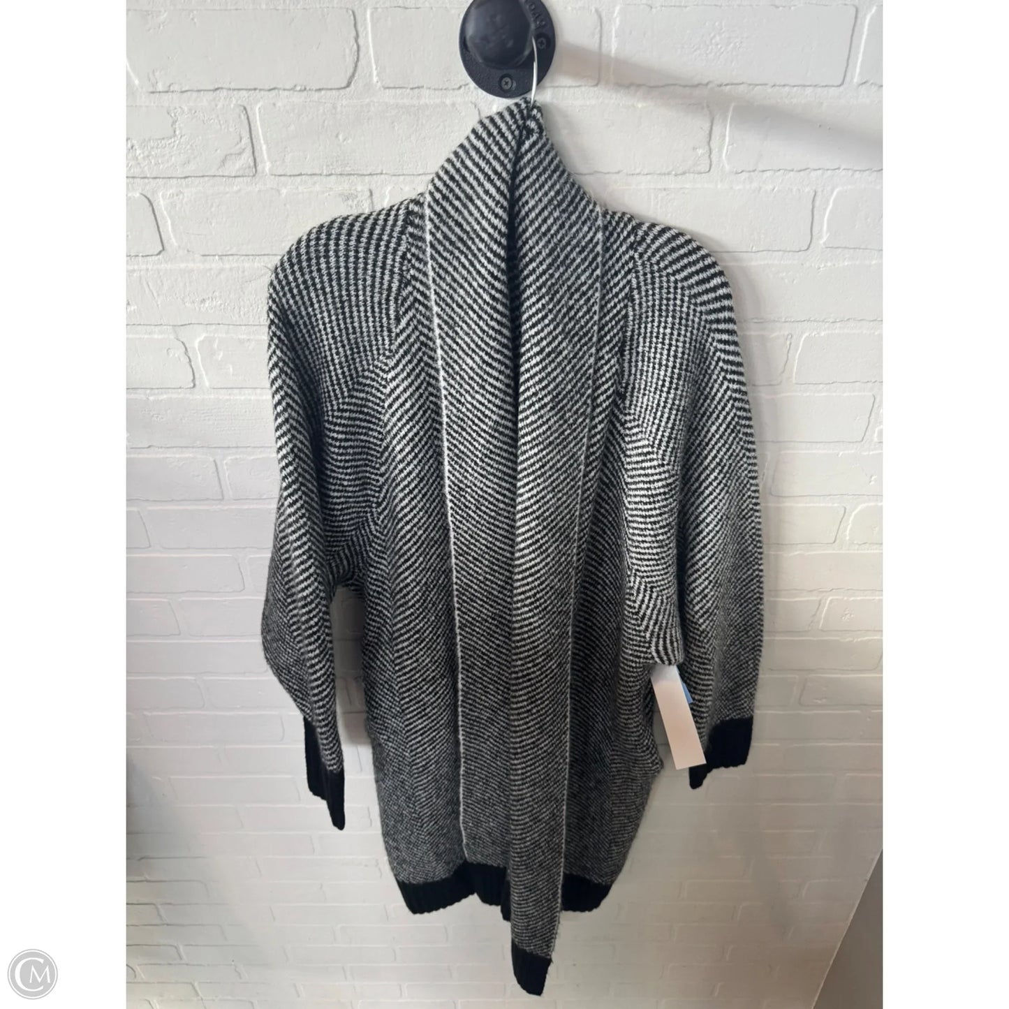 Sweater Cardigan By A New Day In Black & White, Size: S
