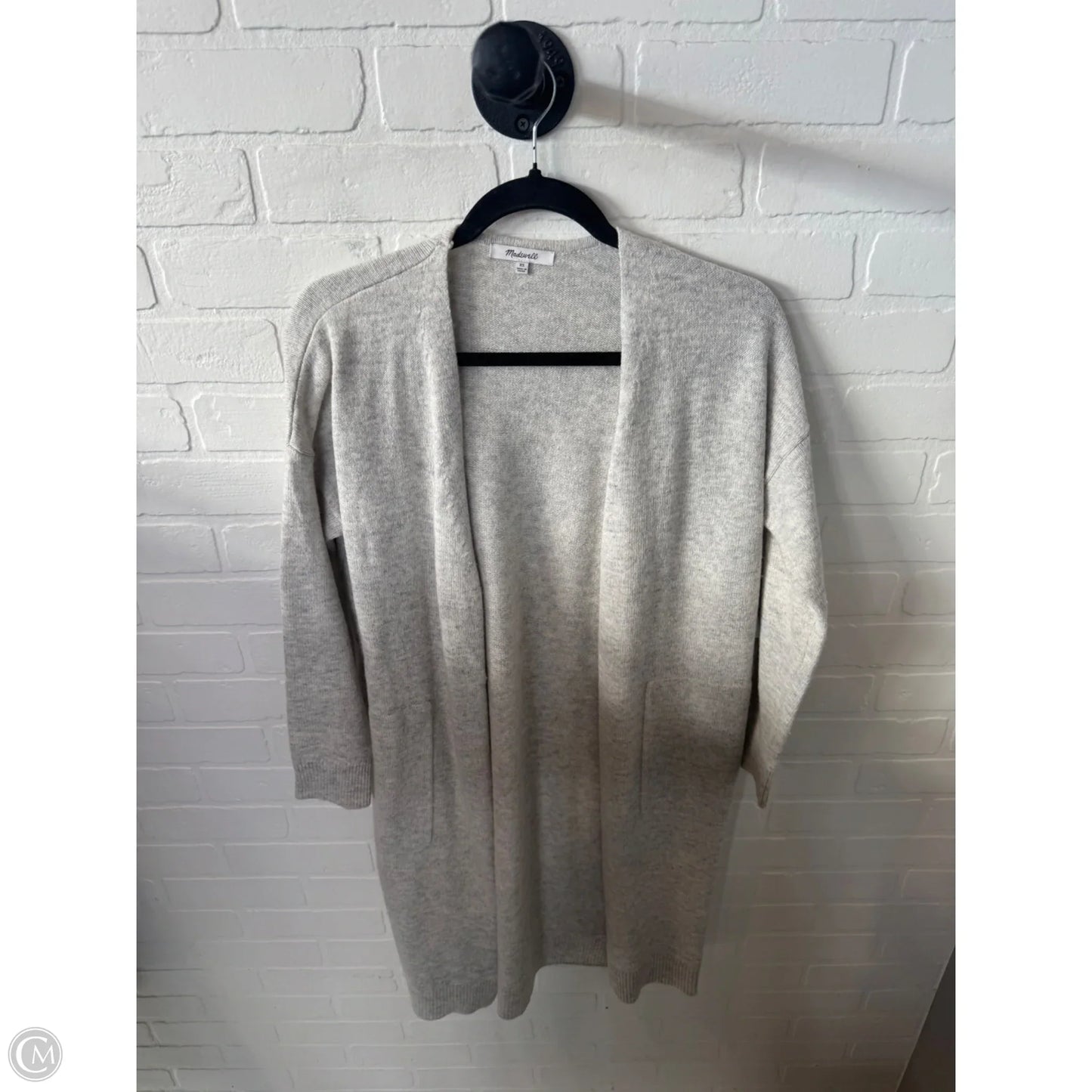 Sweater Cardigan By Madewell In Grey, Size: Xs