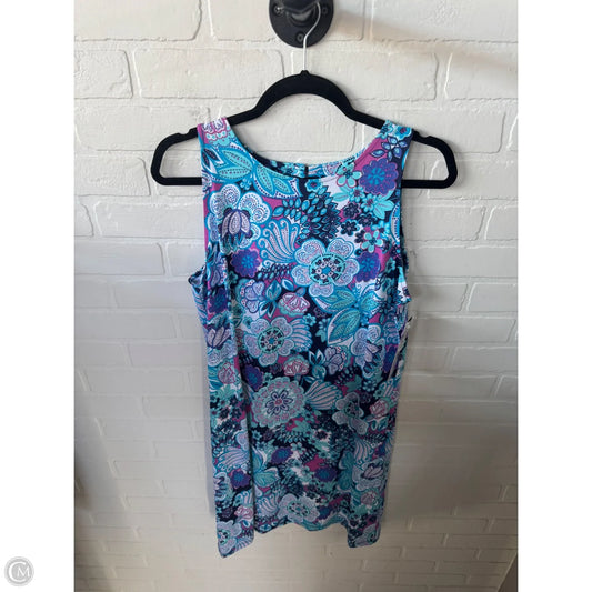 Dress Casual Short By Talbots In Blue & Purple, Size: Lp