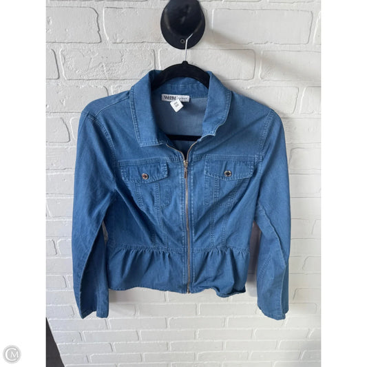 Jacket Denim By White House Black Market In Blue Denim, Size: M