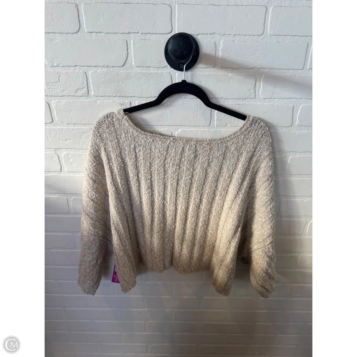 Sweater Short Sleeve By Free People In Tan, Size: Xs