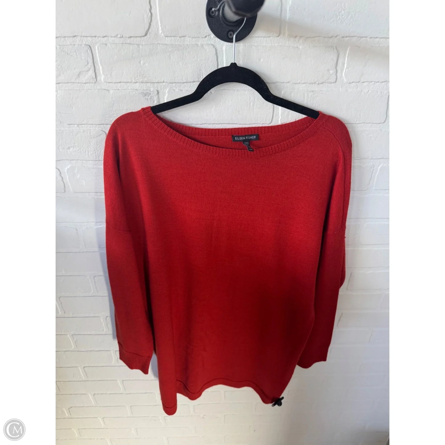Sweater By Eileen Fisher In Orange, Size: M