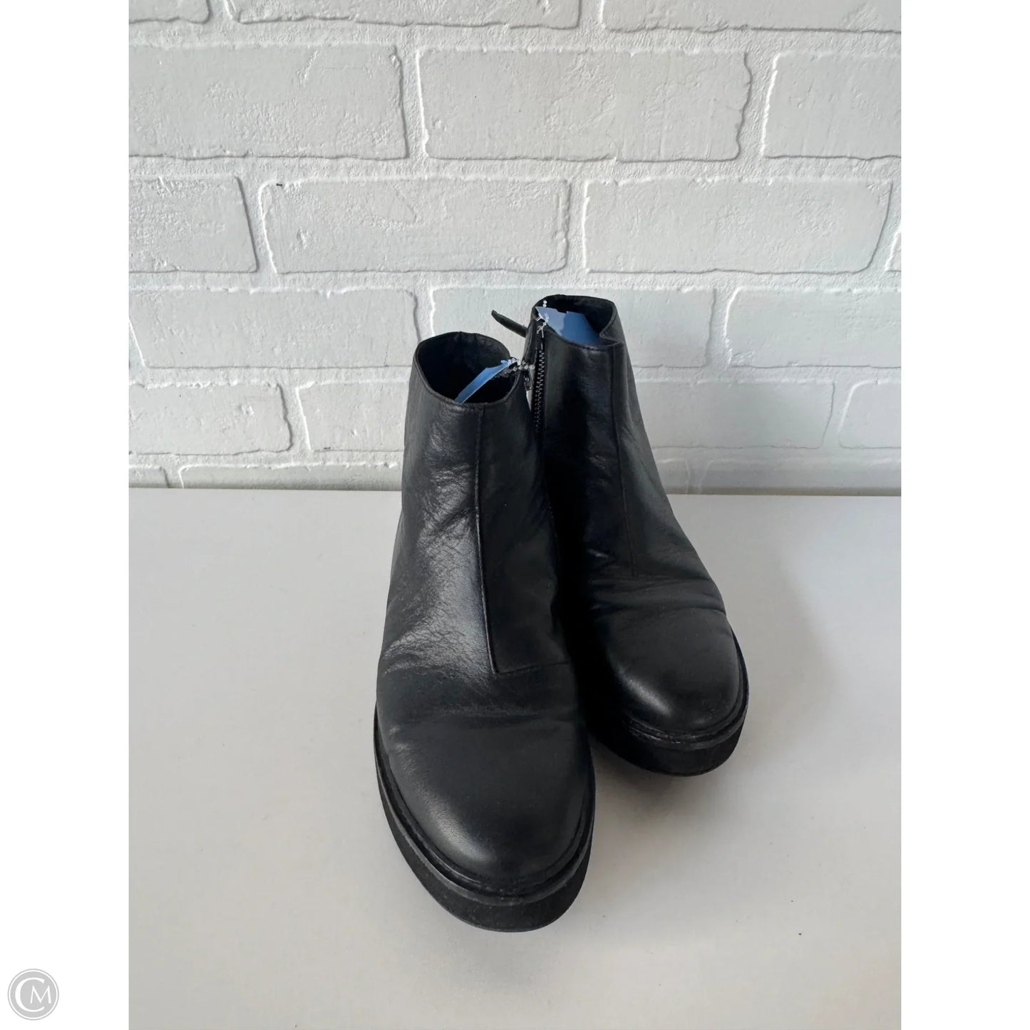 Boots Ankle Flats By Eileen Fisher In Black, Size: 8