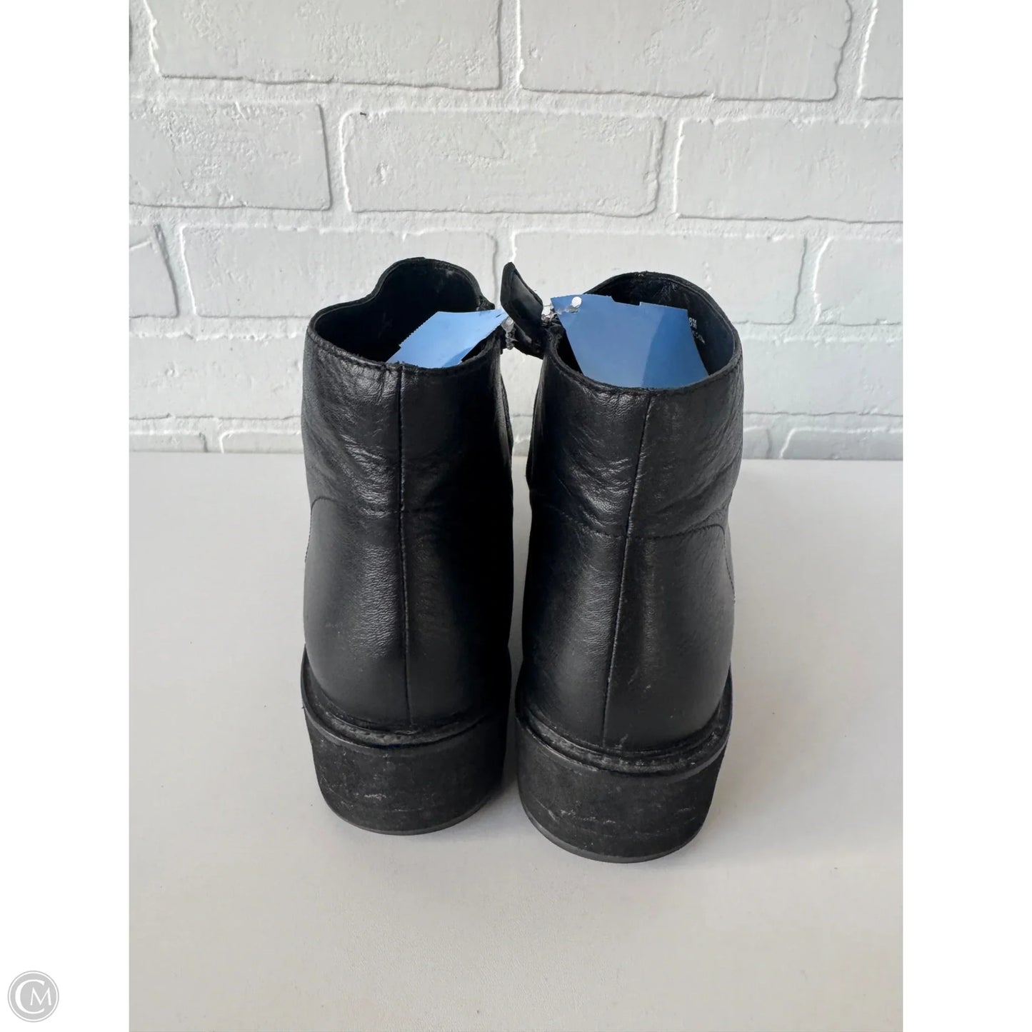 Boots Ankle Flats By Eileen Fisher In Black, Size: 8