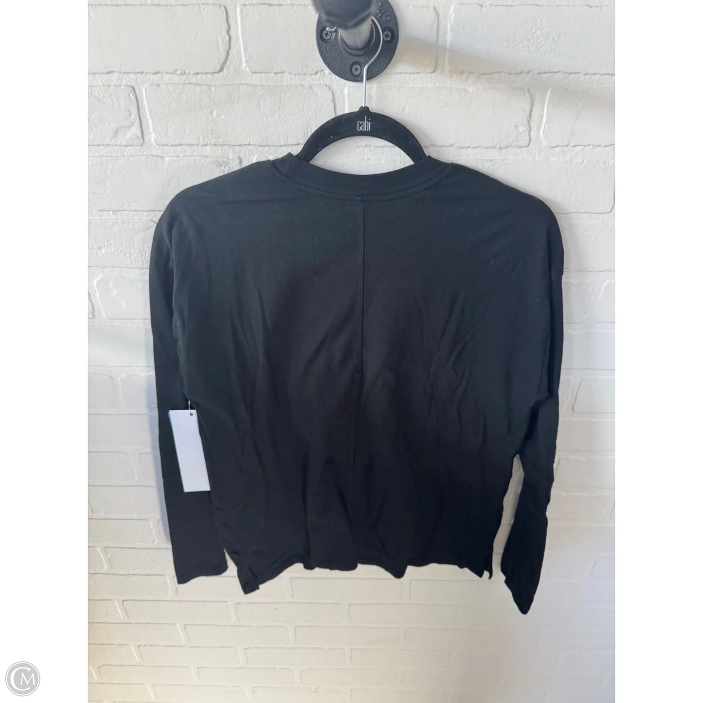 Top Long Sleeve Basic By A New Day In Black, Size: S