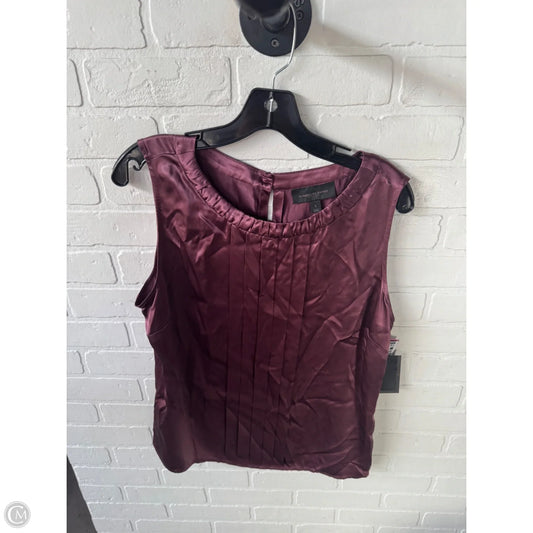 Top Sleeveless By Classiques Entier In Purple, Size: L