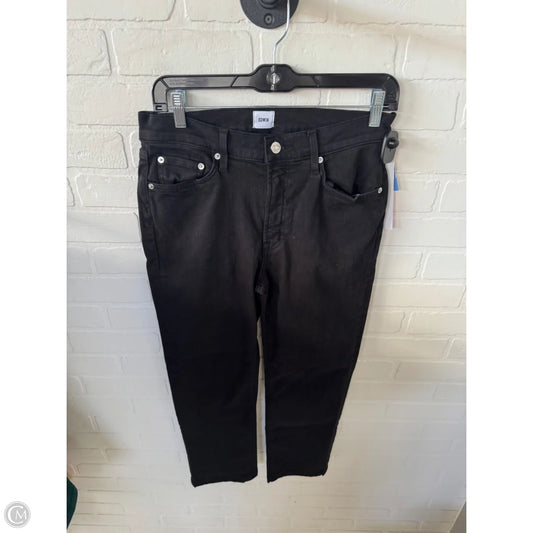 Jeans Straight By Edwin In Black Denim, Size: 6
