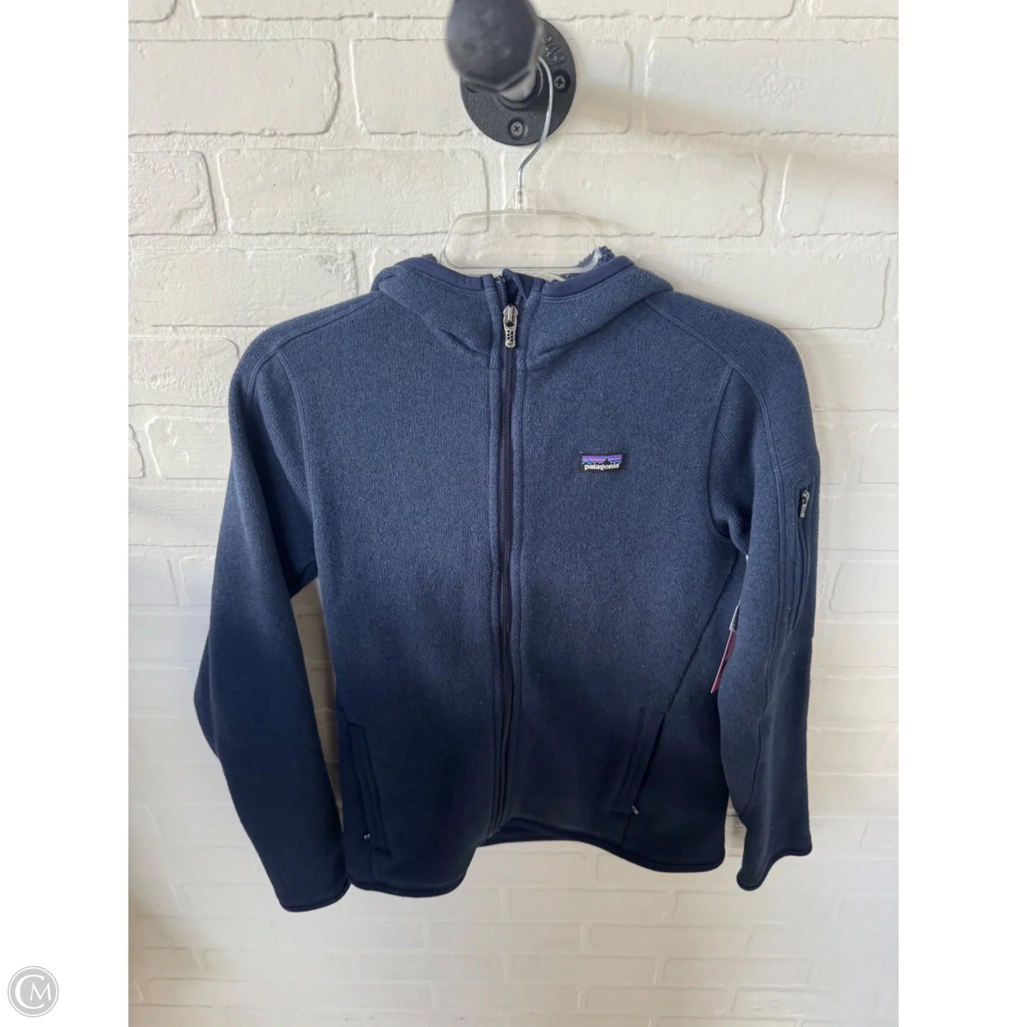 Jacket Fleece By Patagonia In Blue, Size: S