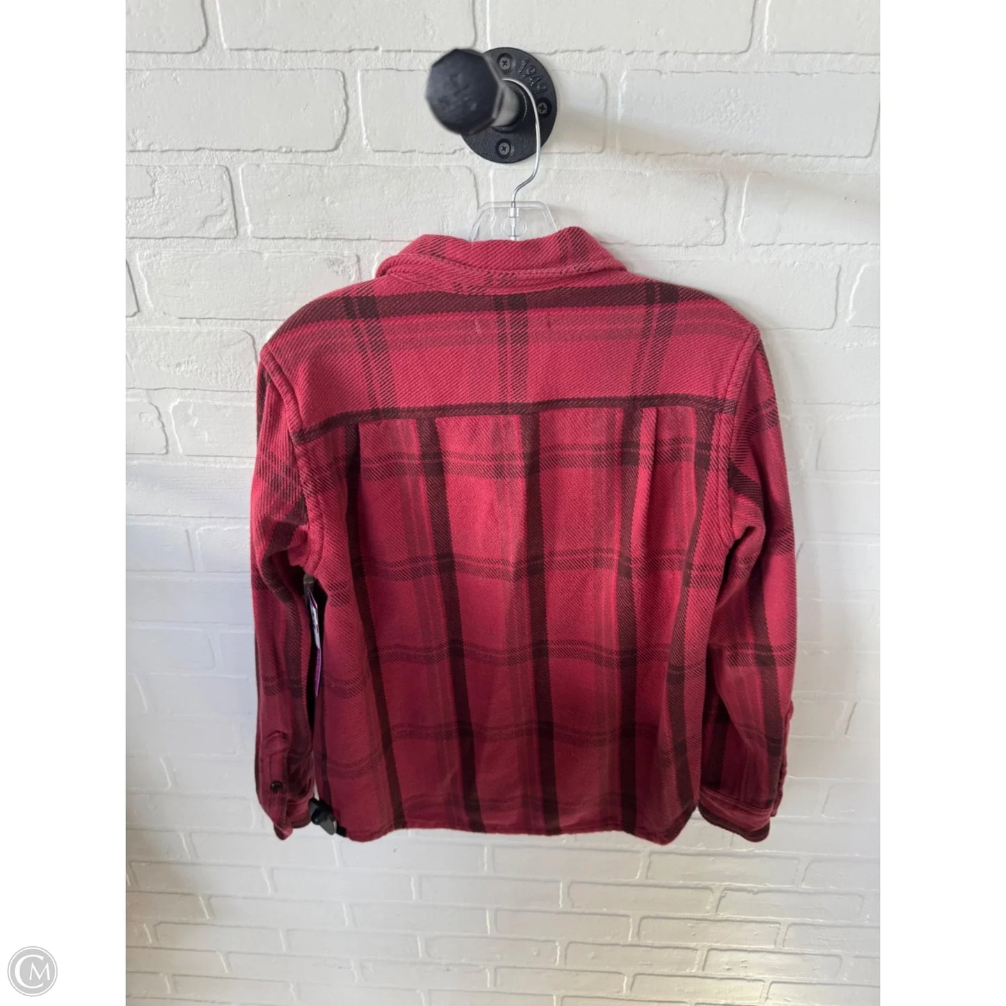 Jacket Shirt By Cmb In Red, Size: Xs