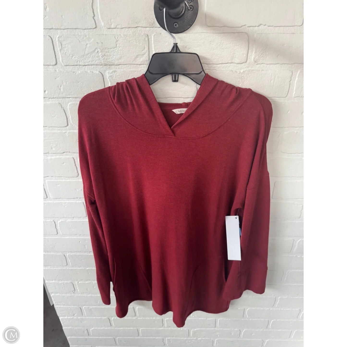 Top Long Sleeve By Soft Surroundings In Red, Size: S