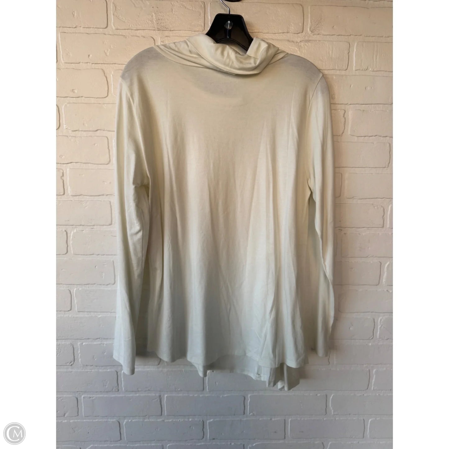 Top Long Sleeve By Soft Surroundings In Cream, Size: M
