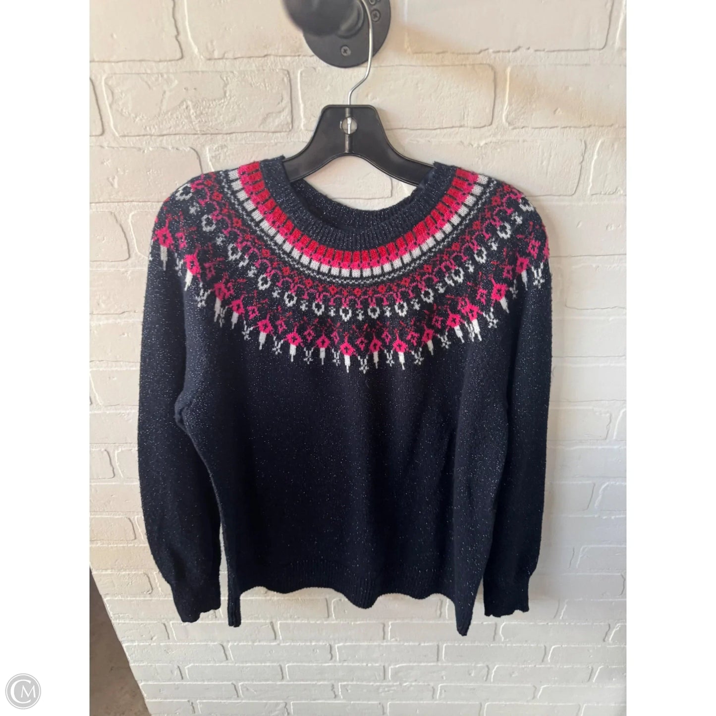 Sweater By Lane Bryant In Blue & Pink, Size: L