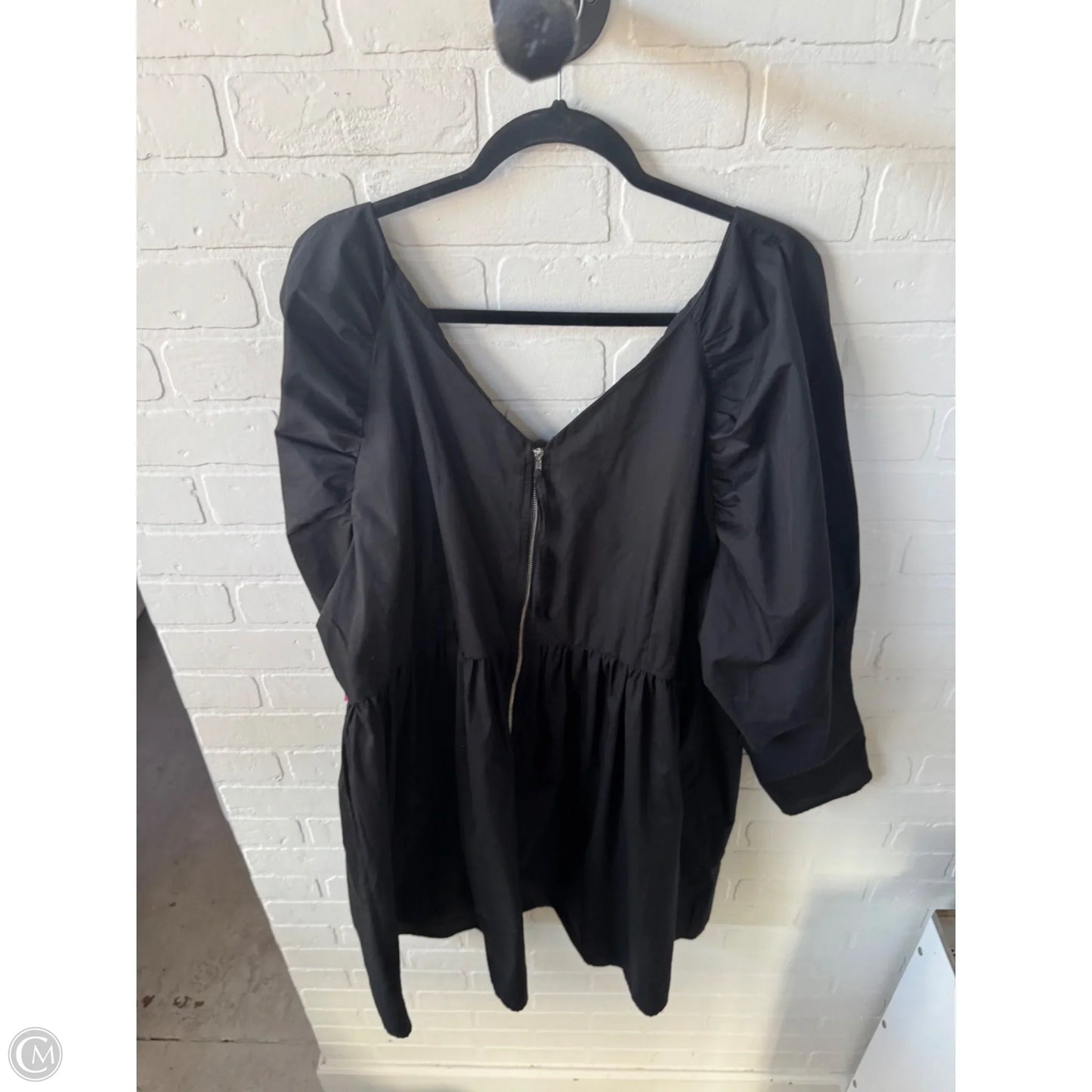 Dress Casual Short By Asos In Black, Size: 2x