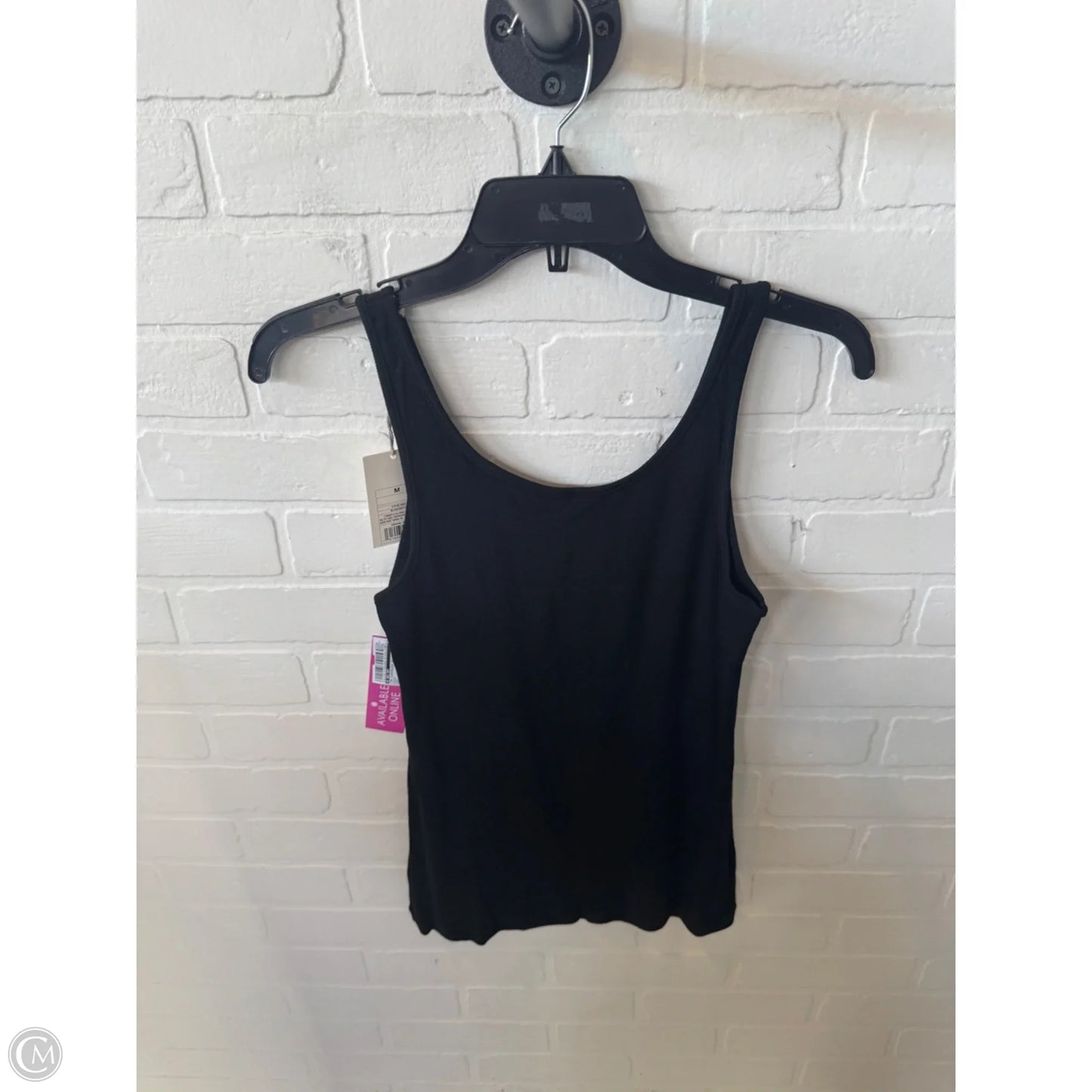 Top Sleeveless Basic By A New Day In Black, Size: M
