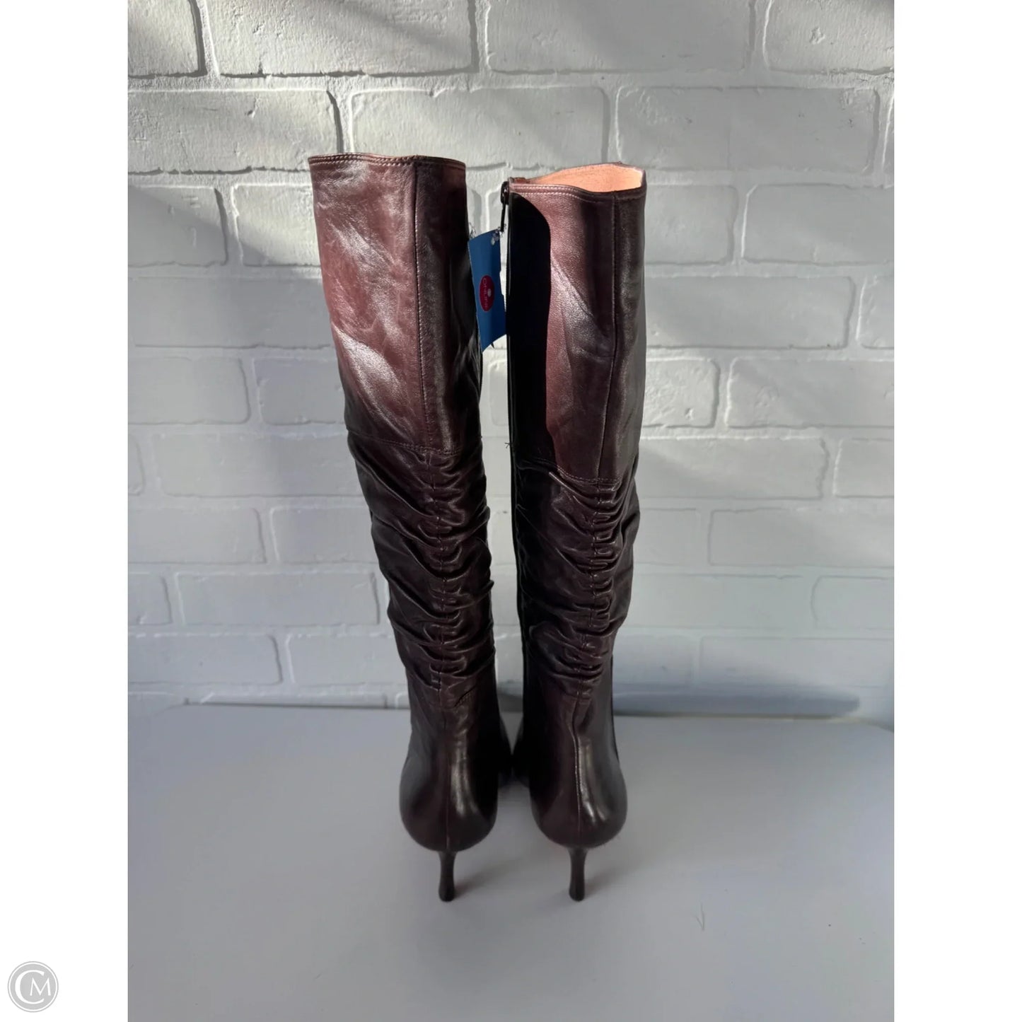 Boots Knee Heels By Corso Como In Brown, Size: 10