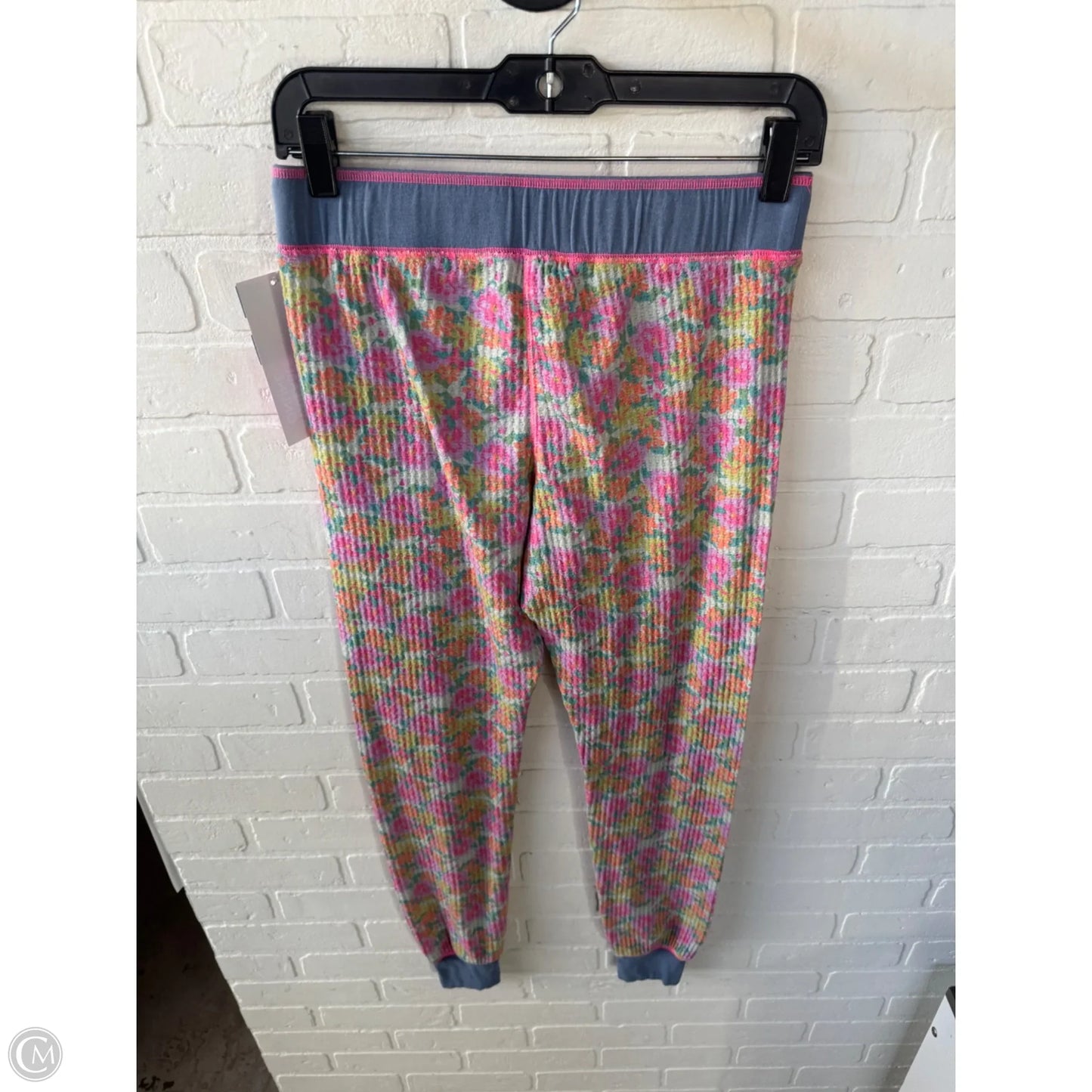Pajama Pants By Natural Life In Green & Pink, Size: S