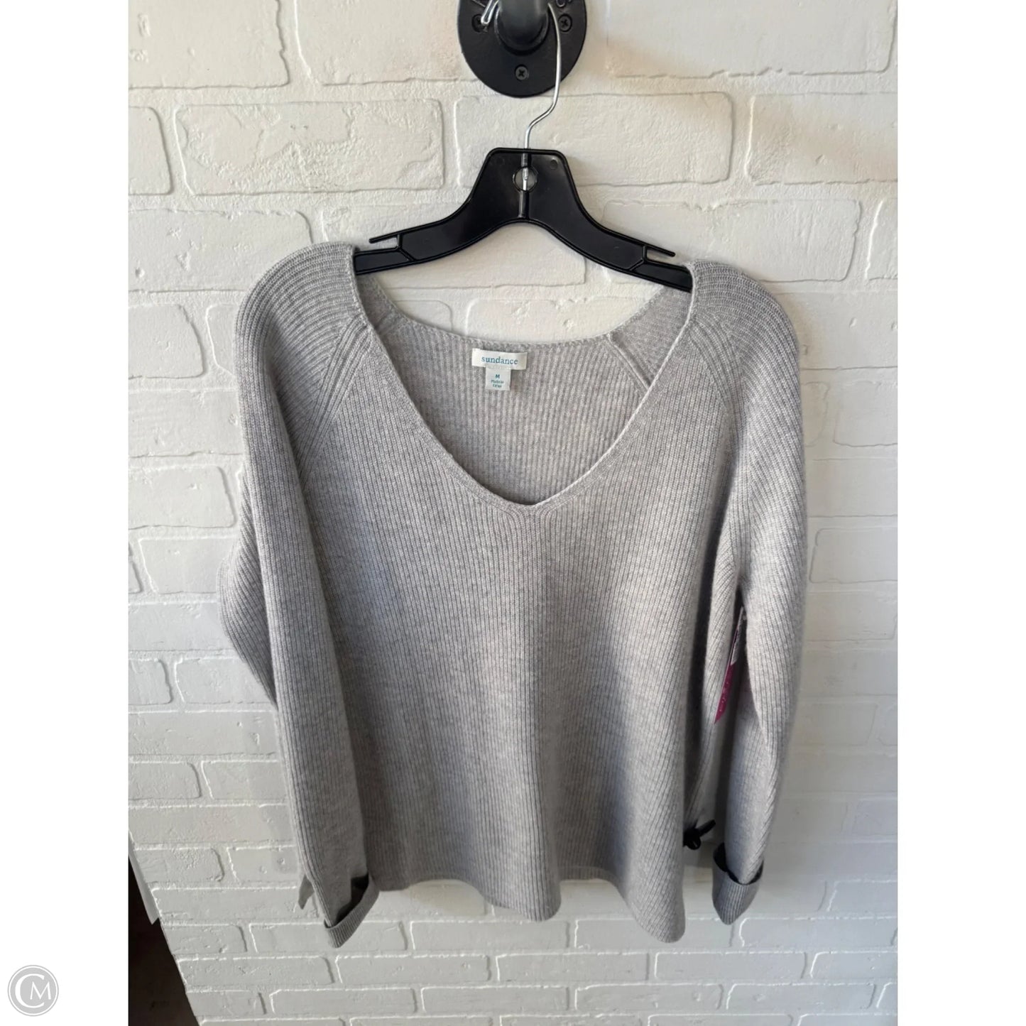 Sweater Cashmere By Sundance In Grey, Size: M