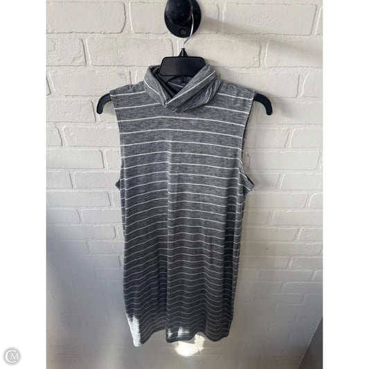 Dress Casual Midi By Old Navy In Grey & White, Size: L