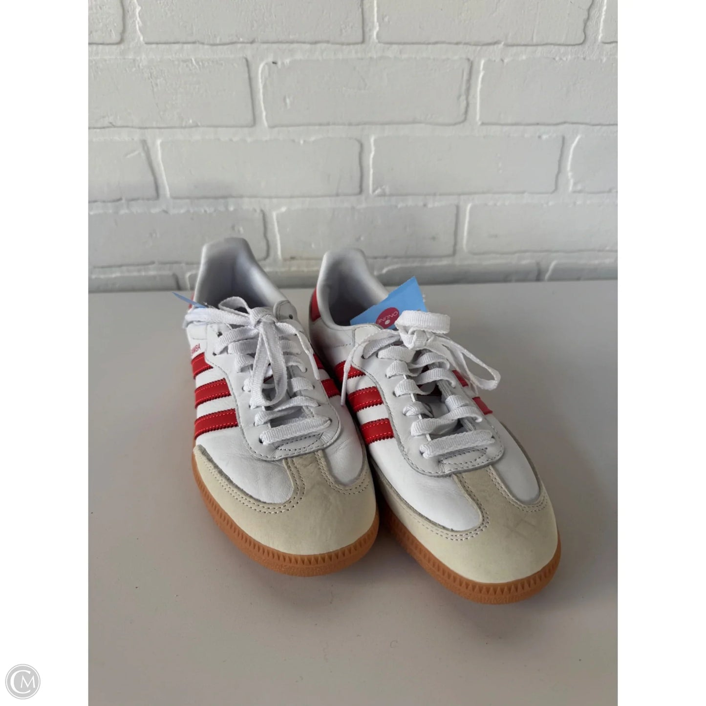 Shoes Sneakers By Adidas In Red & White, Size: 7.5
