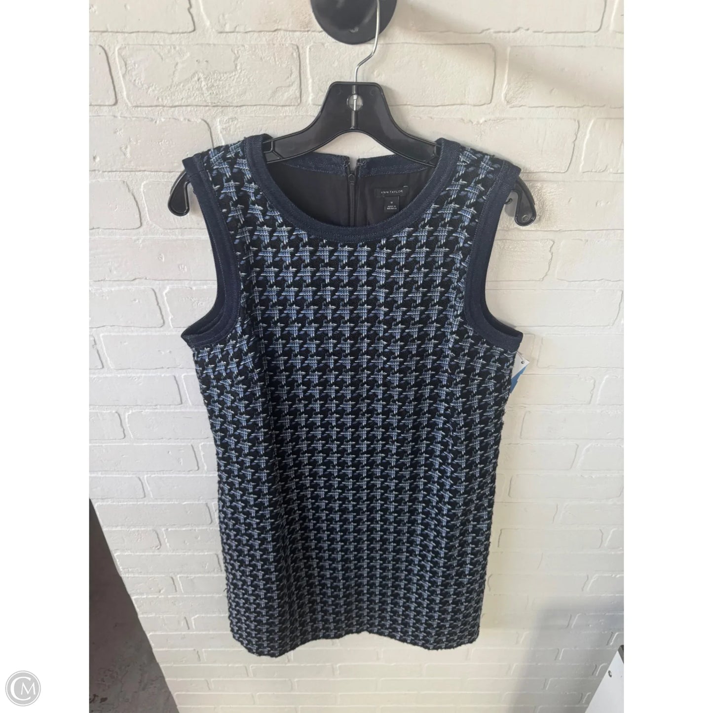 Dress Work By Ann Taylor In Black & Blue, Size: M